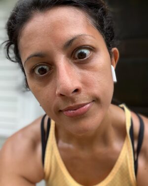 Reshma Shetty Instagram - I am exhausted , I am crazed , I am mellow and I am done with that damn run . Sweat is my friend . #nofilter #makeupfree #lucky #gladthatsover