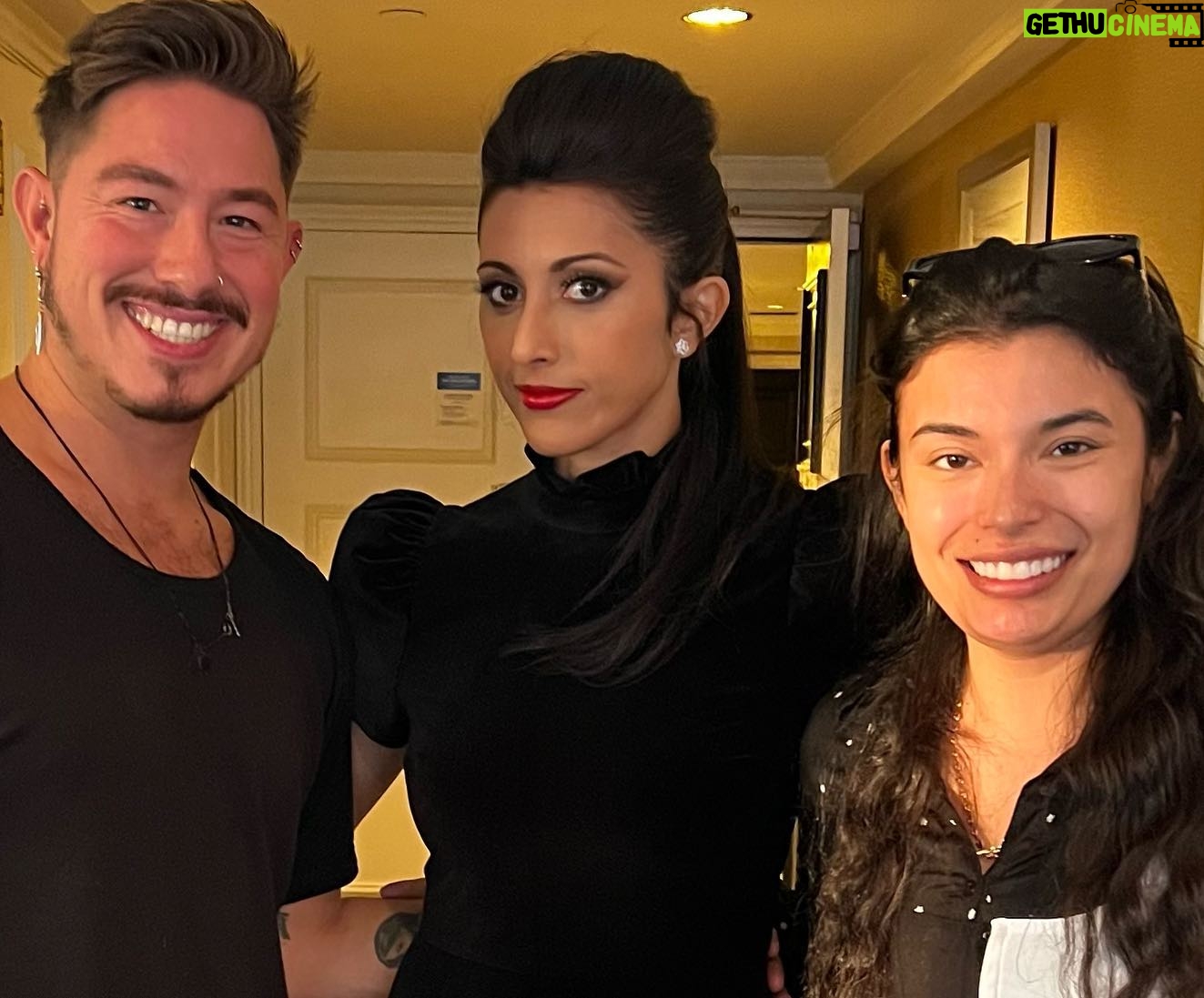 Reshma Shetty - 442 Likes - A shoutout to the people that help make you feel beautiful and look beautiful at your job . Kyle , Natalie and their fearless leader stunning Patricia . @kylehugobeauty @patricialongo7 @natthatintoyou #jollygoodchristmas @hallmarkchannel @hallmark_christmasmovies