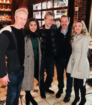Reshma Shetty Instagram - This group came together last night as if we had never been apart. Royal Pains reunion ! Paige , Divya and Jeremiah together again . @brookedorsay @royalpainsusa @netflix @markfeuerstein @paulo_costanzo @mbr34 @lenchewski