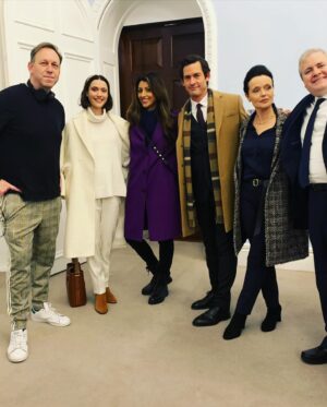 Reshma Shetty Instagram - I want to thank everyone for being so supportive of our movie . #jollygoodchristmas If you missed it there will be multiple  reruns including tonight at 6 pm eastern . Thank you again and here is a photo bomb of behind the scenes pics . Happy holidays !!!!! @hallmarkchannel @iamwillkemp #countdowntochristmas