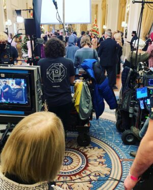 Reshma Shetty Instagram - I want to thank everyone for being so supportive of our movie . #jollygoodchristmas If you missed it there will be multiple  reruns including tonight at 6 pm eastern . Thank you again and here is a photo bomb of behind the scenes pics . Happy holidays !!!!! @hallmarkchannel @iamwillkemp #countdowntochristmas