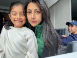 Reshma Shetty Instagram - I hope everyone had an amazing Mother’s Day . I know it’s a “ made up “ holiday, but sometimes we need a day carved out purposefully to find the time to appreciate someone . I wanted to share this picture that encapsulates so much of my life. My baby bunny and our protector in the background . Deep has always looked after me and continues by looking after our daughter with an even fiercer energy . This Mother’s Day I was given a day of surprises from my husband . An overnight stay with a wonderful dinner with surprise guests , then the next morning a paint / lunch mother & daughter party and then a NY city mini kids opera of the Barber of Seville so my daughter could have her first experience with us . I was not going to list the events , but anyone who knows my husband knows these personalized events took time for him to find . My husband who works so hard everyday to provide for his family took so much time to make my “ made up “ day special . So the day after “ Mother’s Day “ I wanted to thank him and all the men who go out of their comfort zones and Practicality coats and give the women in their lives surprises of appreciation . I know not everyone can do that , but it’s not the expense it’s the thought and my husband won this weekend . But honestly a card , flowers and lunch would have been fine, he’s got the next decade covered . Also This post is not to “ Shame” anyone who did not  do anything special , it’s to Publicly thank and share how awesome my husband is and how much his thoughtfulness meant to me . #loveofmylife