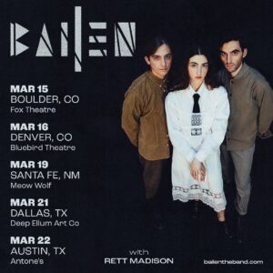 Rett Madison Instagram - hitting the road again with @bailentheband next March!!!swipe for @jbailen and I’s soft launch from our last tour. 🫣💗☺️ tickets on sale now.