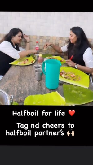 Reyaa Hari Instagram - Half Boil ❤️

When things don’t go right Just have a half boil. 😂 #reels #funnyreels #foodie #friendship #halfboilmemes #friends #friendshipgoals #trending