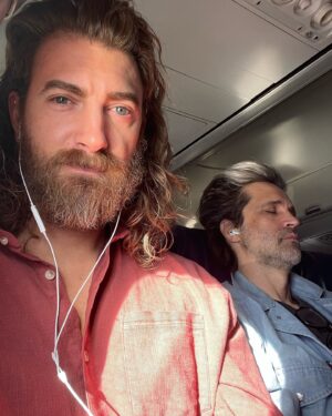 Rhett McLaughlin Instagram - Either he’s not sleeping or he learned to sleep with his mouth closed.