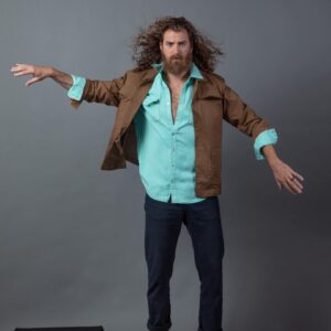 Rhett McLaughlin Instagram - Album release week is finally here! “Human Overboard” drops this Friday. You can pre-save the full album now (link in bio). Doing that is a big help and shows the algorithm gods what they want to see. Also, listen when it drops on Friday and add to your playlists!

Huge thanks to the very talented @gregnewboldart for the cover art. I wanted him to bring to life the analogy that I’ve used repeatedly of “jumping ship” and I was blown away with the final product. Follow Greg on instagram to see his incredible work as well as his insightful tutorials. He’s the best!

And thanks to @annawebber for taking the photos that Greg used as a model for the final art. As you can see, I’m very adept at looking like I’m in water even when I’m not 😅