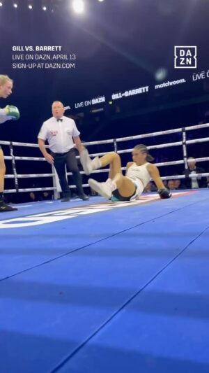 Rhiannon Dixon Instagram - That @rhiannondixon_ knockdown from ringside 🎯

#GillBarrett