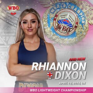 Rhiannon Dixon Instagram - 💥Congrats to the new WBO World Lightweight Champion 🇬🇧 @rhiannondixon_ who outpointed 🇦🇷 Karen Carabajal at Manchester Arena. Scorecards: 98-91, 97-92, 96-93. 🖥DAZN