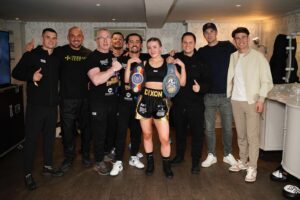 Rhiannon Dixon Instagram - The men behind it all! None of it is possible without them! I’m blessed to be surrounded by the best in the business … and Anthony 🇪🇺👑