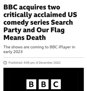 Rhys Darby Instagram - Finally we're coming to the UK!
2023 #ofmd