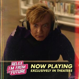 Rhys Darby Instagram - Enjoy! @relaximfromthefuture playing with time is a dangerous idea. Ignore that tho because it's worth it for the laughs. 
Canada and select US cities.
@borrowedtimemedia @blue_fox_entertainment