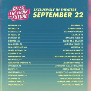 Rhys Darby Instagram - Enjoy! @relaximfromthefuture playing with time is a dangerous idea. Ignore that tho because it's worth it for the laughs. 
Canada and select US cities.
@borrowedtimemedia @blue_fox_entertainment