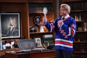 Rhys Darby Instagram - The Duke has entered the courtroom. Did you catch me in #NightCourt on @nbc and now streaming on @peacocktv x