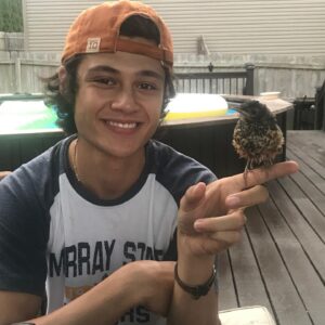 Rhys Miguel Instagram - making some friends in nature🌿