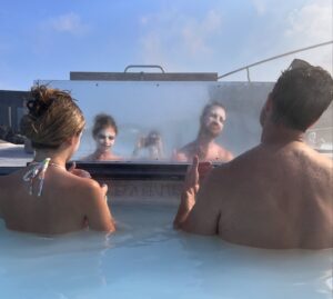 Rhys Olivia Cote Instagram - Day 1 ICELAND! What an awesome day spent at THE BLUE LAGOON @bluelagoonis  and exploring a bit of Iceland. 4 hours ahead over here so my sleep is messed up.  Leaving here to head to London in a few hours! We will spend more time on our way back. Definitely a beautiful country. Check out my pics. ➡️➡️➡️➡️➡️ #icelamd #bluelagoon #bluelagooniceland #rhyscote #rhysolivia #uk #europe #europetravel #europehasmyheart #travel #summer24
