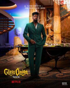 Rian Johnson Instagram - Behold! Some character posters for #glassonion - we open in theaters on Wednesday, 11/23! Tickets on sale now, link in bio