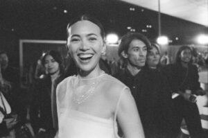 Rian Johnson Instagram - Some 35mm shots from our #glassonion premiere. In theaters now! Tix link, as they say, in bio