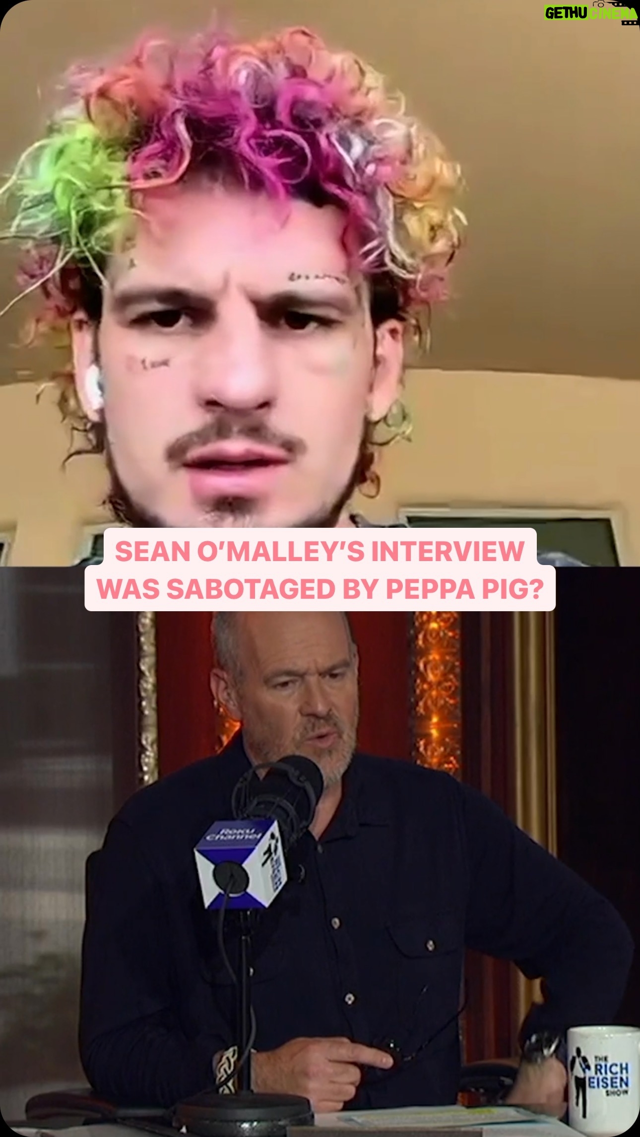 Rich Eisen - 2.3K Likes - Our interview with @sugasean was sabotaged by Peppa Pig?
“Fight Inc: Inside the UFC” is streaming NOW on @therokuchannel