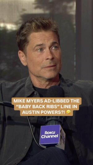 Rich Eisen Instagram - @roblowe joined the @richeisenshow today and shared a wonderful story about @mikemyers from the Austin Powers set 🤣

Season 2 of “Unstable” premieres on @netflix August 1.