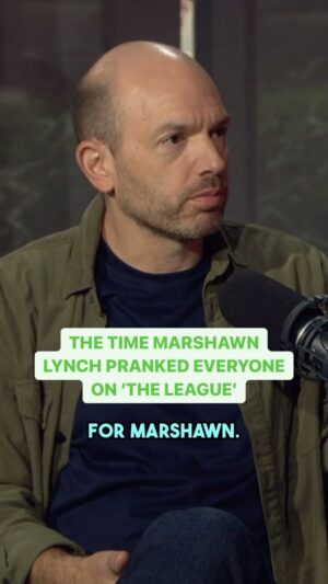 Rich Eisen Instagram - @paulscheer was getting ready to go on a trip to Europe with his wife when he got wind that @beastmode was in town to shoot an episode of “The League”… or was he?