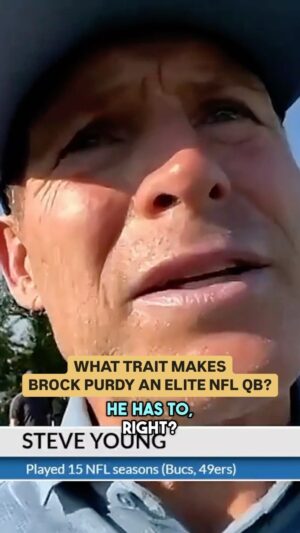 Rich Eisen Instagram - Hall of Fame QB @steveyoung shares what trait especially makes Brock Purdy an elite NFL QB…