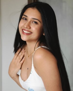 Richa Joshi Instagram - Somewhere between flower-sweet and fire-wild 🤍🩵 
- @foramchandra 

.
#moodboard #instadaily #pinterestinspired #pinterestgirl #portraitphotography #mumbai #indian #aesthetic #headshots #poloroids #photoshootday #explorepage #explore #fyp #