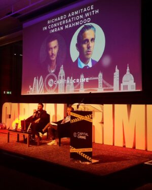 Richard Armitage Instagram - @capitalcrime1 Thank you for inviting me to speak about Geneva. What a great night. 🙌🤓