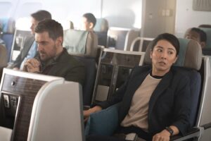 Richard Armitage Instagram - Buckle your seatbelts, we’re headed for some turbulence 🛩️🆘

Here’s your first look at the unmissable edge-of-your-seat thriller, starring Jing Lusi and @richardcarmitage. #RedEye is coming soon to ITV1 and ITVX.