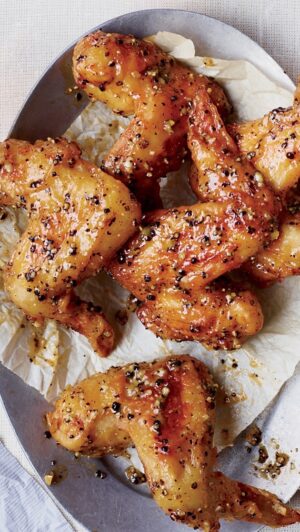 Richard Blais Instagram - LEMON CURD & BLACK PEPPER CHICKEN LOLLIPOPS 🍭 @nextlevelcheffox @gordongram
