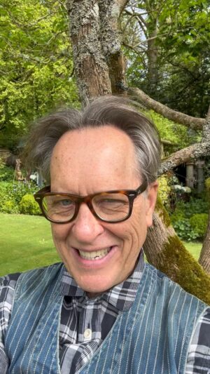 Richard E. Grant Instagram - Clocking 67 on the AgeOmeter today, and still feeling as frisky as a Whippet! 🐕😂🎂😂👌