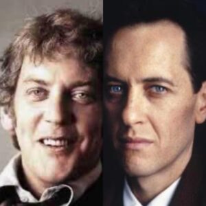 Richard E. Grant Instagram - The unique Donald Sutherland, inspired and hugely influenced that equally long faced actor on the right who likewise grew up in a tiny town in the middle of nowhere. 10 yrs old when I saw him in DIRTY DOZEN, 13 in MASH & KELLY’s HEROES, & then in KLUTE, DON’T LOOK NOW & DAY OF THE LOCUST. Met him in LA when I was 36 & asked if you ever stop auditioning & he gave sage advice - ‘Use Auditions to gauge if YOU want to work with THEM!’ Game changing. A role model for all long faced, string bean, oddball character actors, usually advised to ‘throw yourself into the road, darling, you haven’t got a chance’. Gave us hope &
Courage. ALL HAIL, OUR CONQUERING HERO! 👌✊