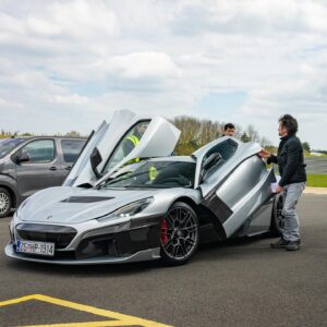 Richard Hammond Instagram - Back in a Rimac. 
@drivetribe