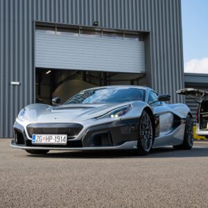 Richard Hammond Instagram - Back in a Rimac. 
@drivetribe