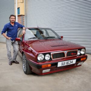 Richard Hammond Instagram - The Cogs and I will be at #GoodwoodRevival tomorrow! This Delta Integrale has been brought back to life to raise funds to benefit rare leopards at the owner’s wildlife park. We’ve not done a full restoration but a very, very thorough refresh. You can see it for yourself at the @bonhamscars auction.