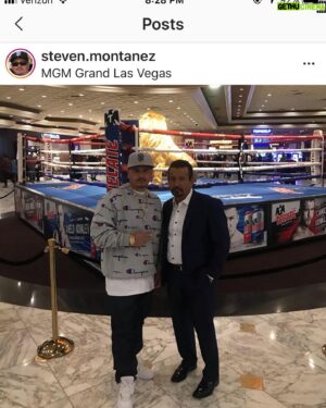Richard Montañez Instagram - Fight night with my son and COO of RPM Innovation @steven.montanez @oscardelahoya