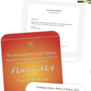 Richard Montañez Instagram - We made it to the White House and flamin Hot was screened. What you don’t know is that @jimmyhumilde.rh paid for the entertainment. Thank you Jimmy. @evalongoria @devonfranklin @pastorsamuelrodriguez @deuce_on_deez . Latinos supporting Latinos @iambeckyg @jessejohngarcia @annieggonzalez @bobbyjuniorsoto @emiliorivera48.