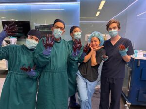 Richard Schiff Instagram - We take our bloody work very seriously #halloween