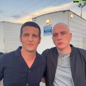 Richie Stephens Instagram - Dimitri and Joseph. In happier times.
.
.
.
.
.
#mayorofkingstown #mok #paramountplus #russians #russianmob #russiangangster #onset🎥🎬 #onset #behindthescenes #bts #pittsburgh #actorslife #actorslife🎬 #thuglife #thuglife😎