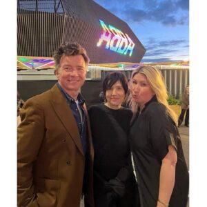 Rick Astley Instagram - What a night! ABBA Voyage is simply breathtaking. No words can do it justice. Meeting Benny and Bjorn? Amazing! Their songs have made me sing, dance, and cry. Genius? Yes, absolutely! ❤️ Thank you @svanagisla for inviting us.