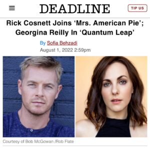 Rick Cosnett Instagram - Can’t believe I get to work with these people 🙀  F*#!