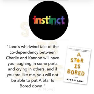 Rick Cosnett Instagram - Today is the day! My friend @byronlanedotcom ‘s ridiculously entertaining book is out. His writing is hysterically funny, so sharp and so very touching, just pulled right into this world. And it’s already a hit! #astarisbored Available everywhere