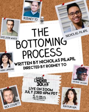 Rick Cosnett Instagram - Honored to be acting in this sublime live, online play reading this Thursday! RSVP through the link in my bio. Get your spot. With the brilliant team, writer @nicholaspilapil , director @rodkneetow , actors @georgesalazar @kahyunkim257 @the_annalamadrid @sheldonwhite2 and artistic director @blackski21 of @iamatheatre