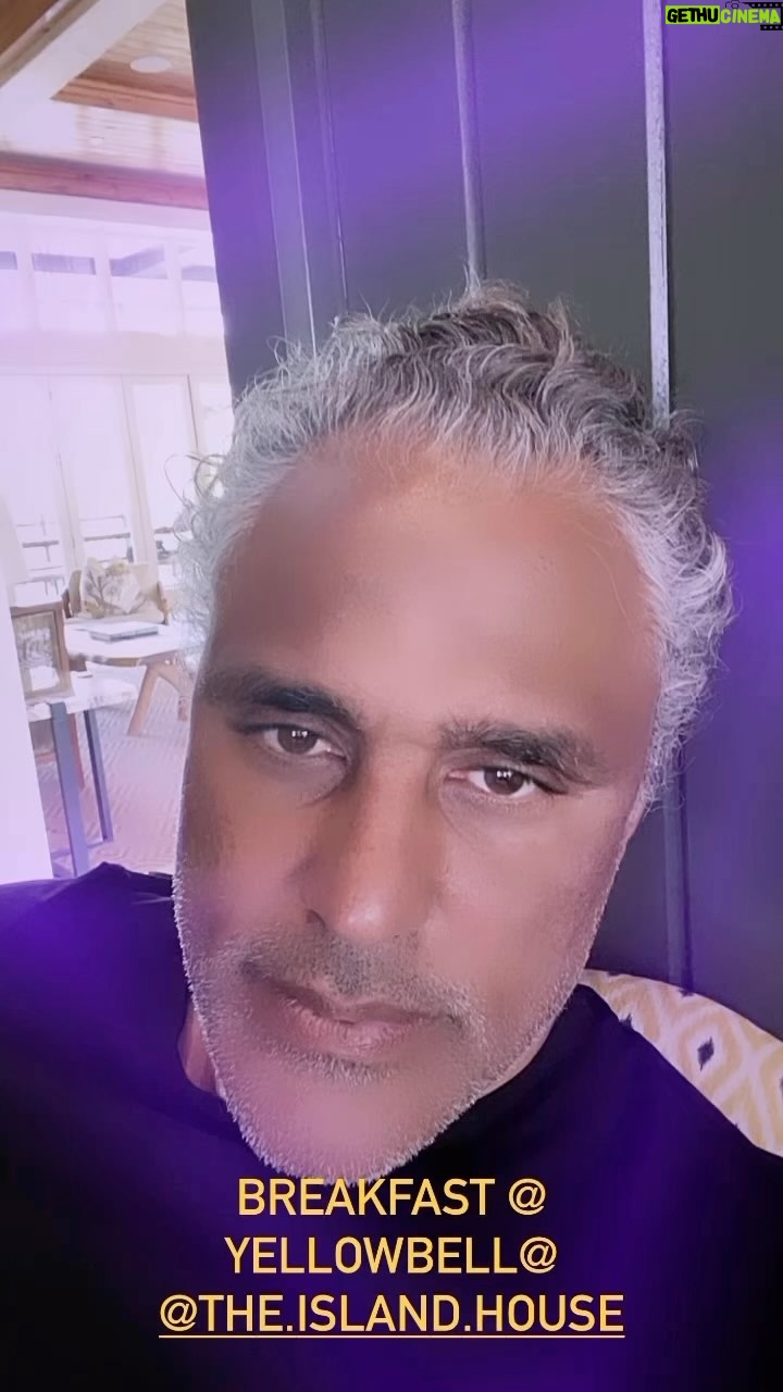 Rick Fox - 2.1K Likes - Breakfast for me starts later in the day usually 11:59am ….. Cutting it close as Lunch starts at 12pm…. @yellowbellbahamas @the.island.house