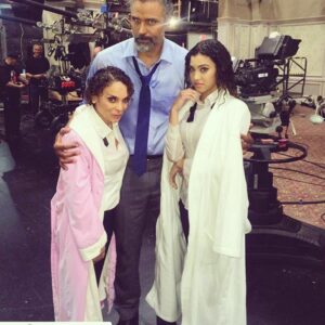 Rick Fox Instagram - #Repost @kararoyster with @repostapp
・・・
The Martins are back... or are they? Check out #Kcundercover tonight at 7pm on @disneychannel 💙 #setparents #bts #theotherside