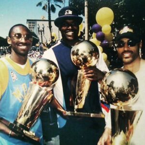 Rick Fox Instagram - Back2Back2Back #MyBrothers #4life @lakers 🏆🏆🏆