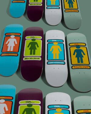 Rick Howard Instagram - we love @mccranker 💜💚 Rick’s new Hand Shaker deck is now available at skateshops worldwide and Crailstore.com 📲

#RickMcCrank
#GirlSkateboards