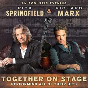 Rick Springfield Instagram - Kicking off this run of acoustic shows with my pal @therichardmarx in just about a week!
⬇️
An acoustic evening with Rick Springfield   Richard Marx, performing together on stage! See dates below, and use the tour dates link in bio for ticket links.
⬇️
Thursday, January 11 - Tysons, VA - Capital One Hall
-
Friday, January 12 - Staten Island, NY - St. George Theatre
-
Saturday, January 13 - Waterloo, NY - The Vine at del Lago Resort & Casino
-
Thursday, January 18 - Red Bank, NJ - Count Basie Center for the Arts
-
Friday, January 19 - Mashantucket, CT - Foxwoods Resort Casino
-
Saturday, January 20 - Bensalem, PA - Xcite Center at Parx Casino
-
Sunday, January 21 - Port Chester, NY - The Capitol Theatre
-
Thursday, January 25 - Portland, ME - Merrill Auditorium
-
Friday, January 26 - Burlington, VT - The Flynn Theatre
-
Saturday, January 27 - Boston, MA - Shubert Theatre
-
Sunday, January 28 - Huntington, NY - The Paramount