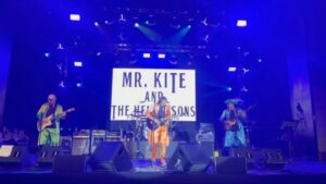 Rick Springfield Instagram - “Mr Kite and the Hendersons” live in Punta Cana. What Lorne Michaels couldn’t pull off in 1977 (Beatles reunion) we made happen. 😉
😃