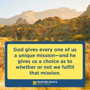 Rick Warren Instagram - God gives you choices because he wants you to love him and follow him voluntarily. Discover more about the choices God gives you in today’s #DailyHope devotional. Click the link in profile or visit http://bit.ly/pastorrick.
