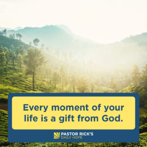 Rick Warren Instagram - God wouldn’t give you a list of things to do and not give you the time to do them. Either you’re trying to do too much or you’re wasting time.

Find out why God wants more for you in today’s #DailyHope devotional. Click the link in profile or visit http://bit.ly/pastorrick.